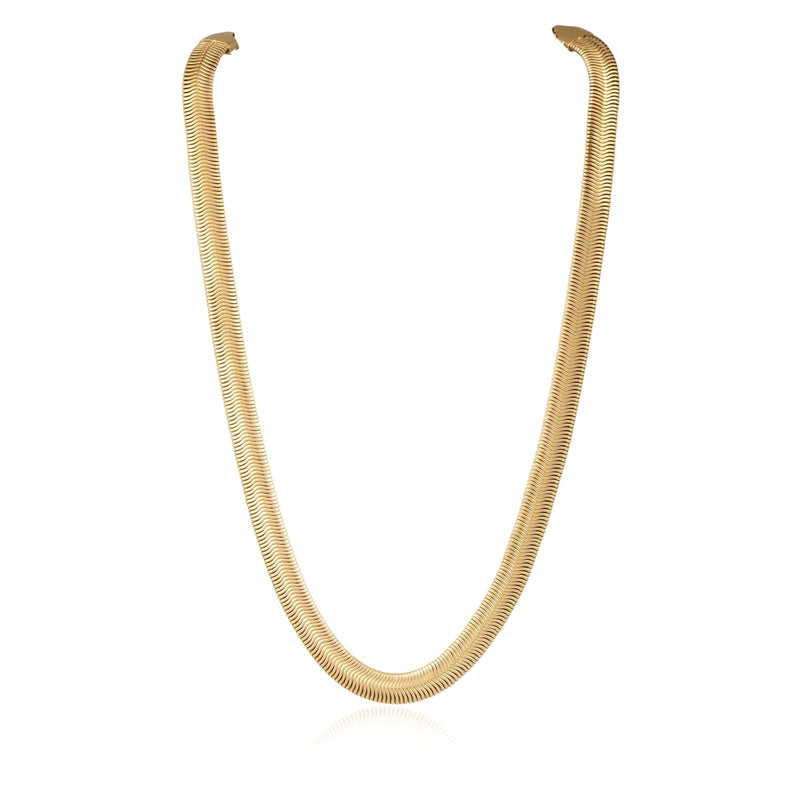 Dex Chain 18-inch gold filled necklace styled solo