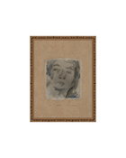 Bemused muted portrait art print, view 9