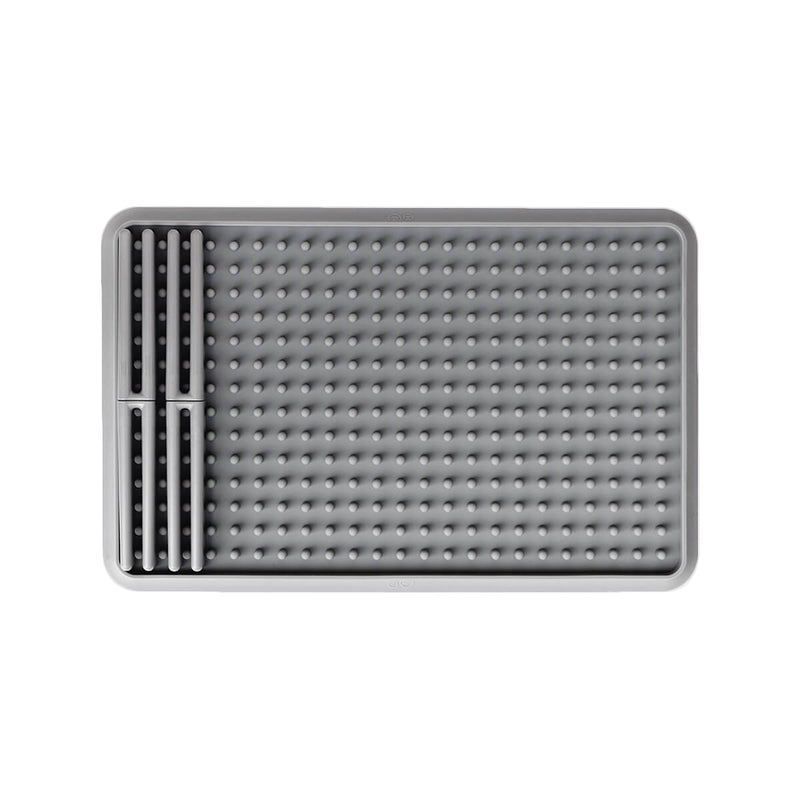 ezpz drying rack with mat and removable pegs