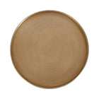 Tira Round Metal and Wood Side Table