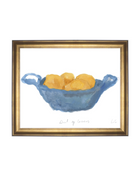 Bowl of Lemons still life art print, view 2