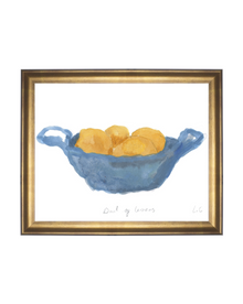 Bowl of Lemons still life art print, view 2