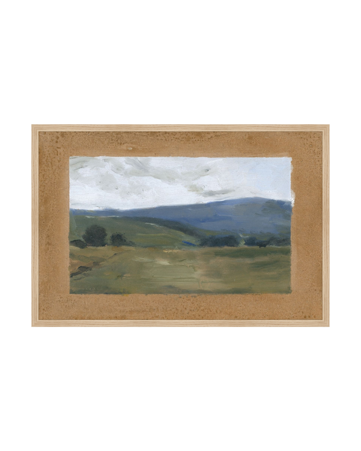 Countryside Vignettes III green landscape art print, view 10