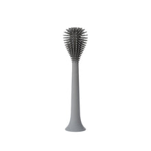 Silicone bottle brush for cleaning bottles and cups