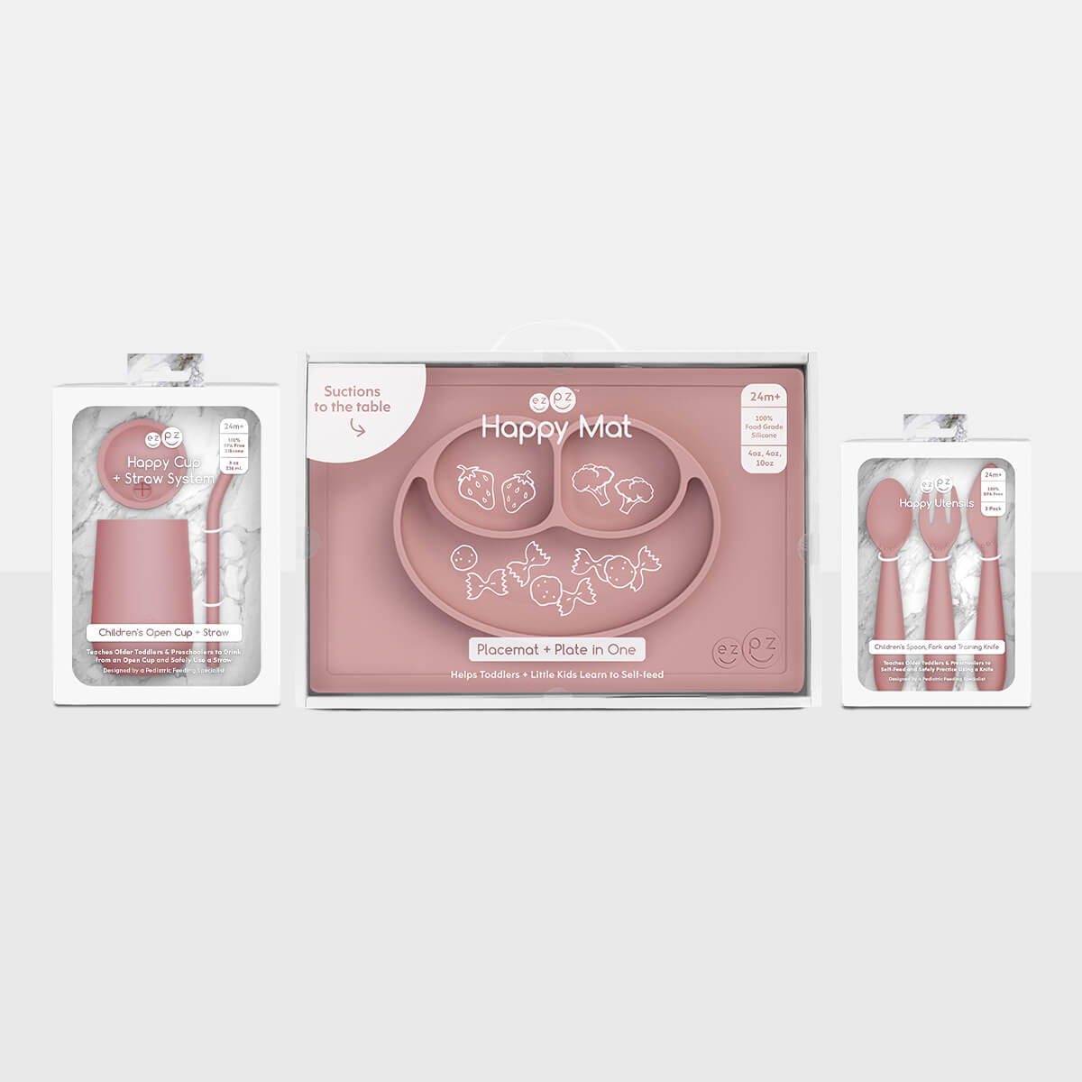 Full preschooler mealtime set for independent feeding