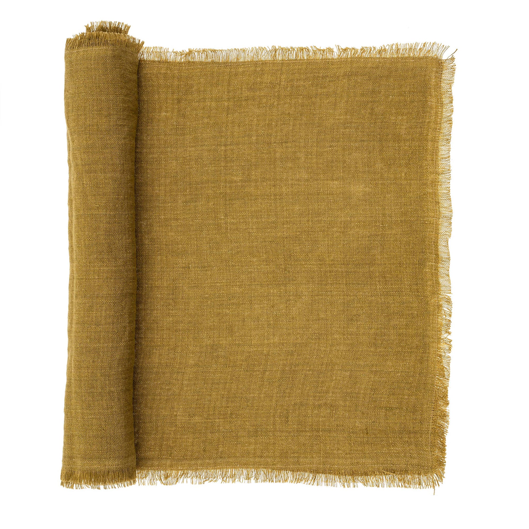 Cumin Linen Runner