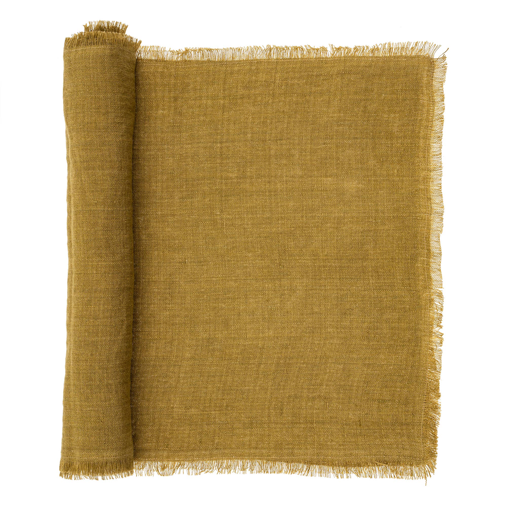 Cumin Linen Runner