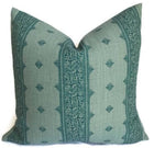 Fez Pillow Cover in Teal Blue, Peter Dunham Textiles