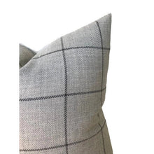 Bancroft Wool Pillow Cover in Fog Grey, Schumacher Textiles