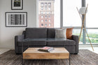 Bancroft Wool Pillow Cover in Fog Grey, Schumacher Textiles
