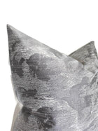 Cloud Toile Pillow Cover in Fog Grey, Schumacher Textiles