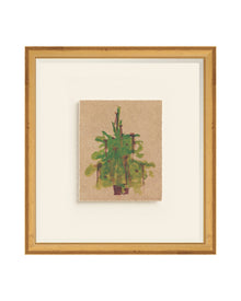 Holiday Tree watercolor Christmas tree art print, view 4