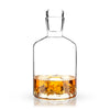 Mountain Crystal Liquor Decanter with hand-blown mountain base