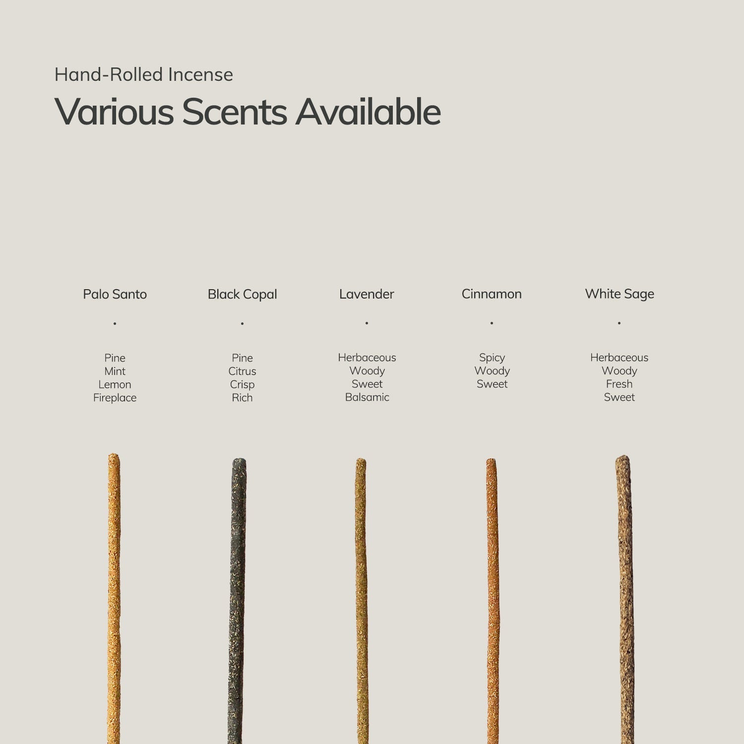 Natural Palo Santo incense for meditation and cleansing