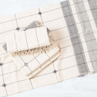 Mool off white handwoven organic cotton king size bedspread – One Affirmation