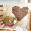 heart baby blanket