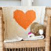 heart baby blanket