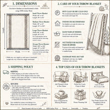 Aruni camel striped handwoven Indian wool throw blanket – view 4