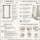 Pearl off white handwoven Indian wool throw blanket – view 14