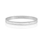 Statement CZ bracelet styled with layered bangles