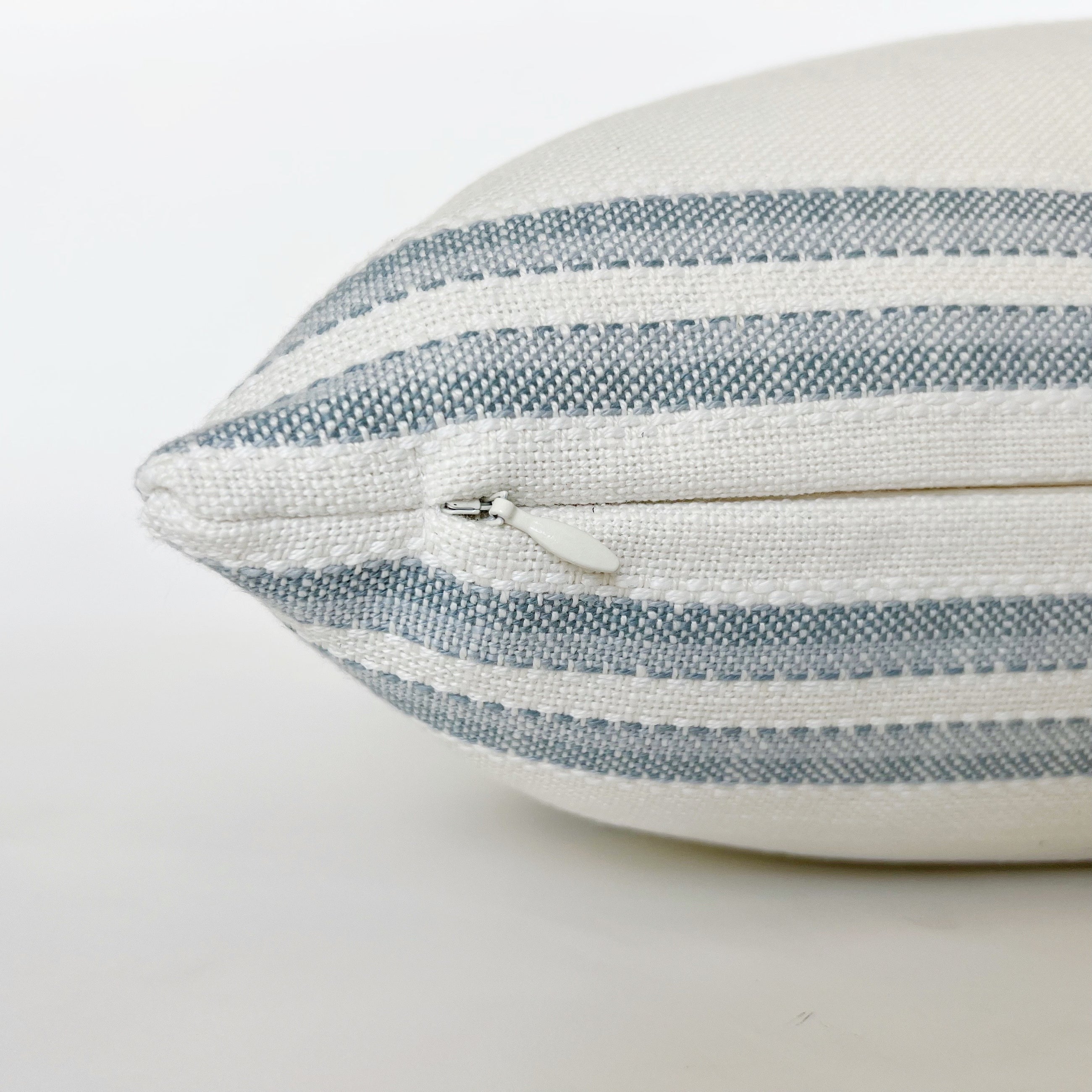 River Mist Stripe Indoor/Outdoor Pillow Cover