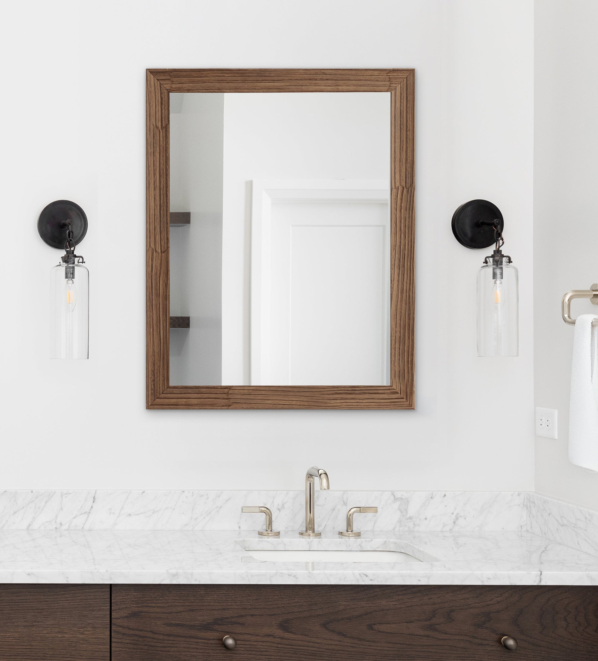 Travon Rectangle Bathroom Wall Mirror