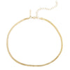 Jax Necklace in gold chain available in multiple widths