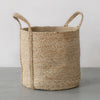 Jute Laundry Basket - Round