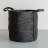 Jute Laundry Basket - Round