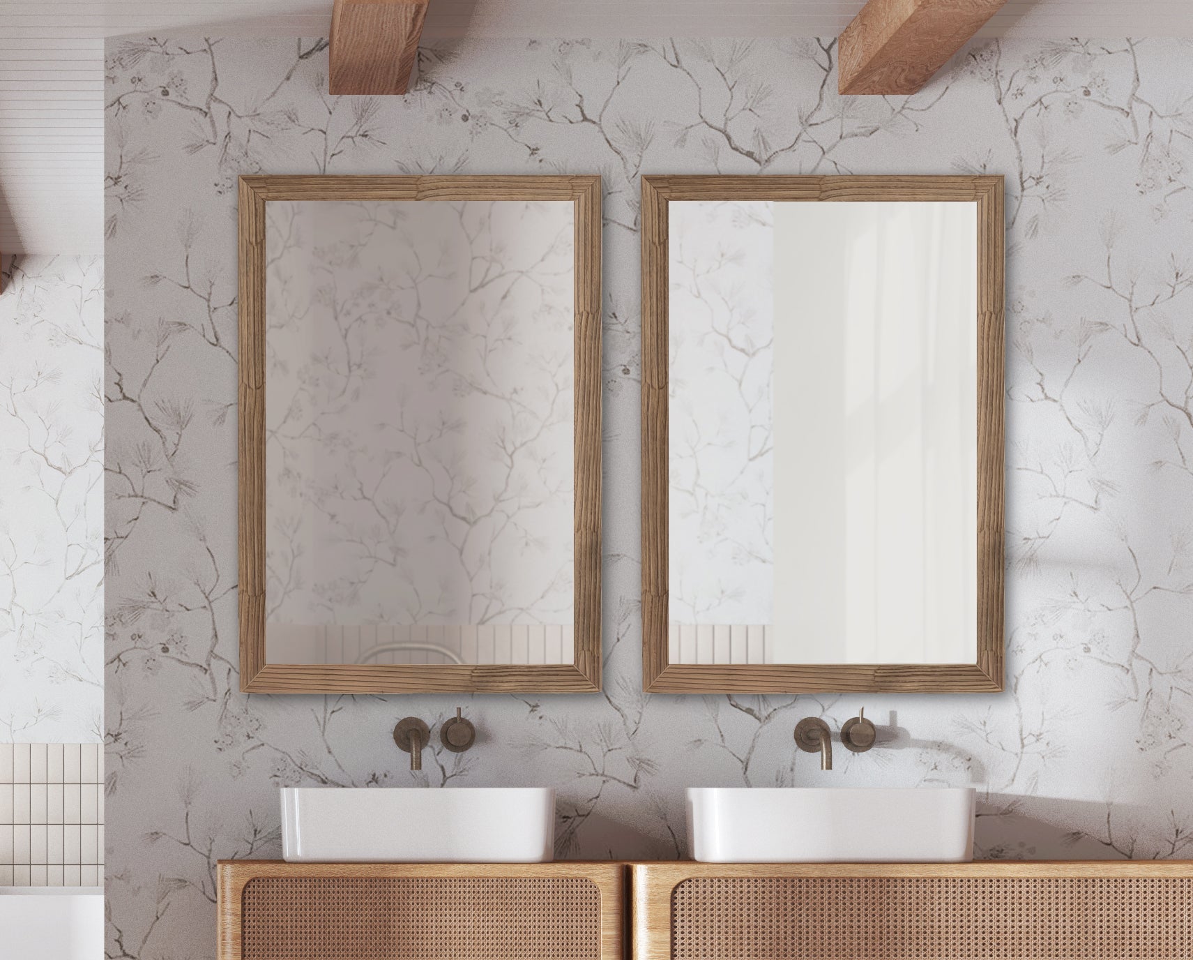 Travon Rectangle Bathroom Wall Mirror