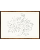 Vase of Flowers Sketch