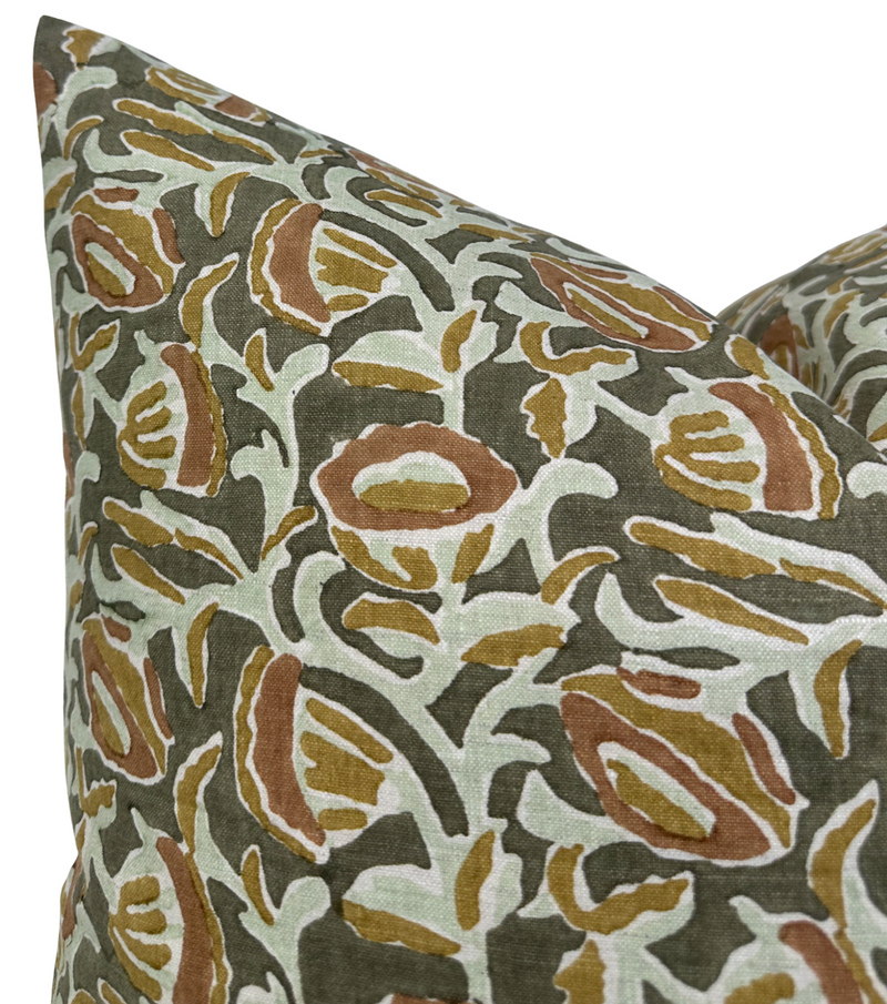 Ready to Ship, 20x20 Marbella Pillow Cover in Eucalyptus