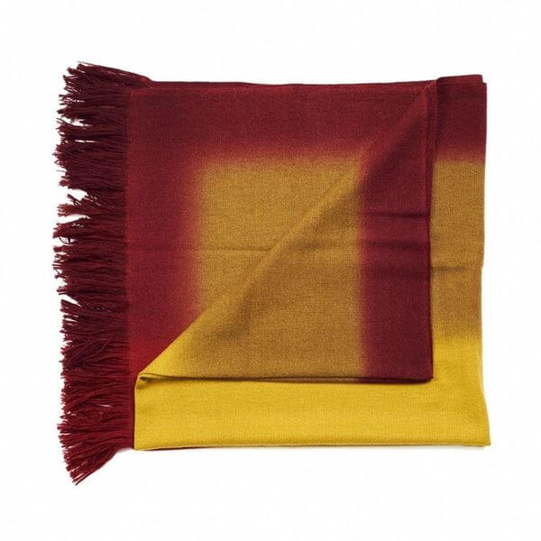 Marigold merino ombre handloom throw and blanket scarf – One Affirmation