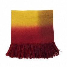 Marigold merino ombre handloom throw and blanket scarf – One Affirmation