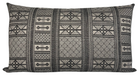 Masai Pillow Cover in Charcoal on Natural, Peter Dunham Textiles