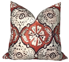 Minnie Maharani Pillow Cover in Ruby Red, Peter Dunham Textiles