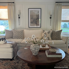 Juliette pillow in a modern organic living room