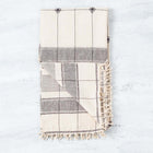 Mool off white handwoven organic cotton king size bedspread – One Affirmation