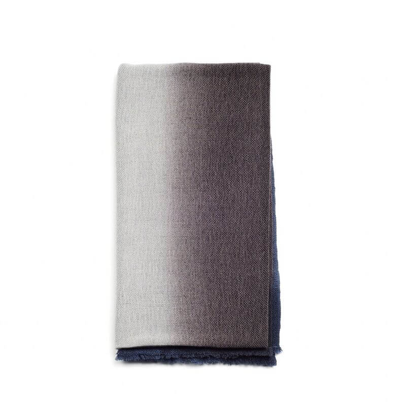 Moonstruck blue gray handloom handspun merino throw – One Affirmation