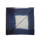 Moonstruck blue gray handloom handspun merino throw – One Affirmation