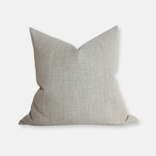 Pelham warm gray herringbone pillow cover