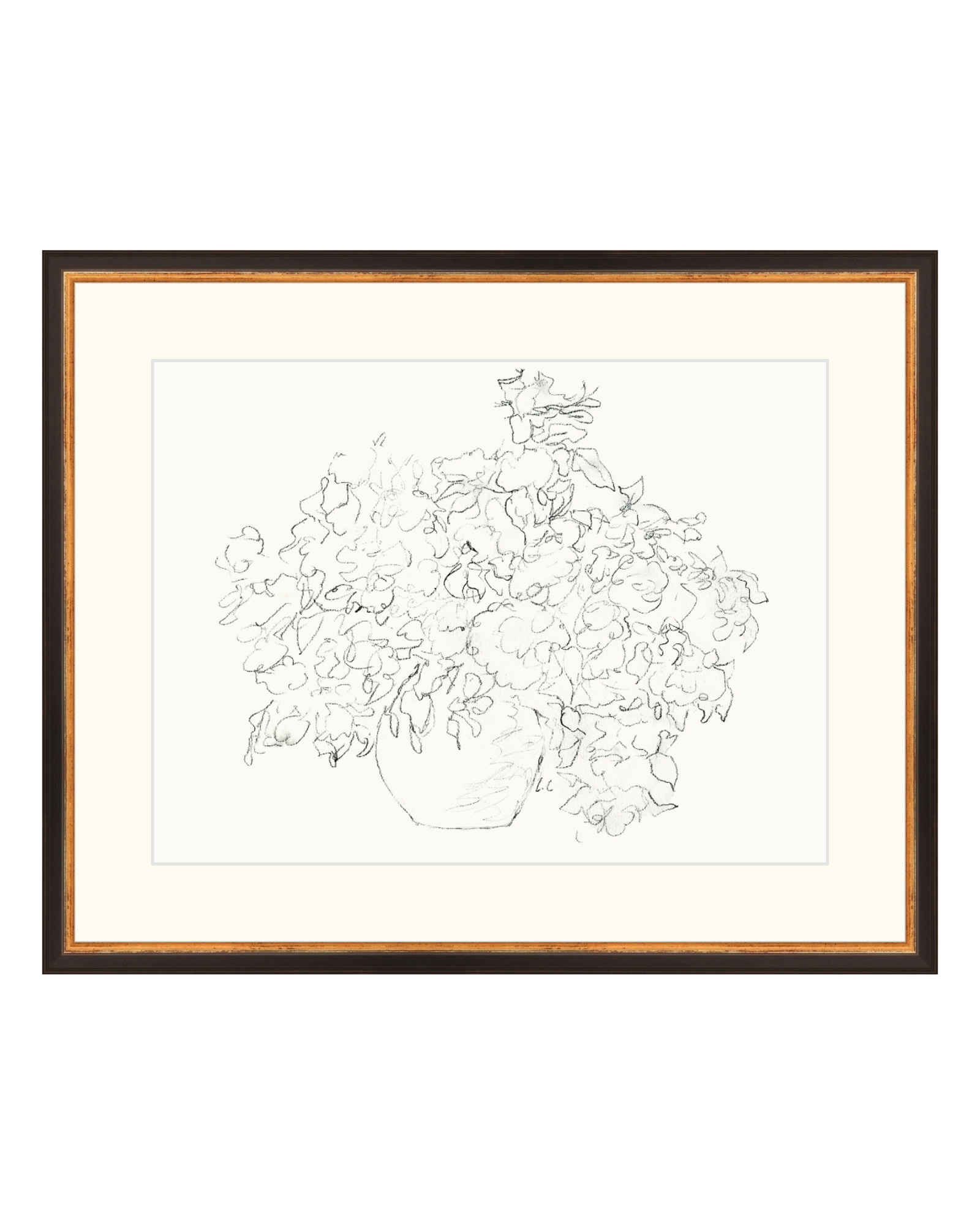 Vase of Flowers Sketch