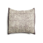 Maple Black block print mulberry silk pillow cover, 20x20 – One Affirmation