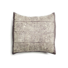 Maple Black block print mulberry silk pillow cover, 20x20 – One Affirmation