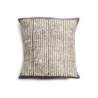 Maple Black block print mulberry silk pillow cover, 20x20 – One Affirmation
