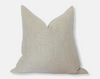 Oatmeal Linen Pillow Cover