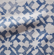 Orcha Pillow Cover in Indigo Blue, Peter Dunham Textiles