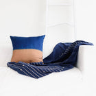 Rosewood Indigo merino wool handloom throw – One Affirmation