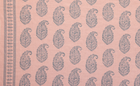 Ready to Ship, 22x22, Kashmir Paisley Pillow Cover in Pink and Blue, Peter Dunham Designer Fabrics