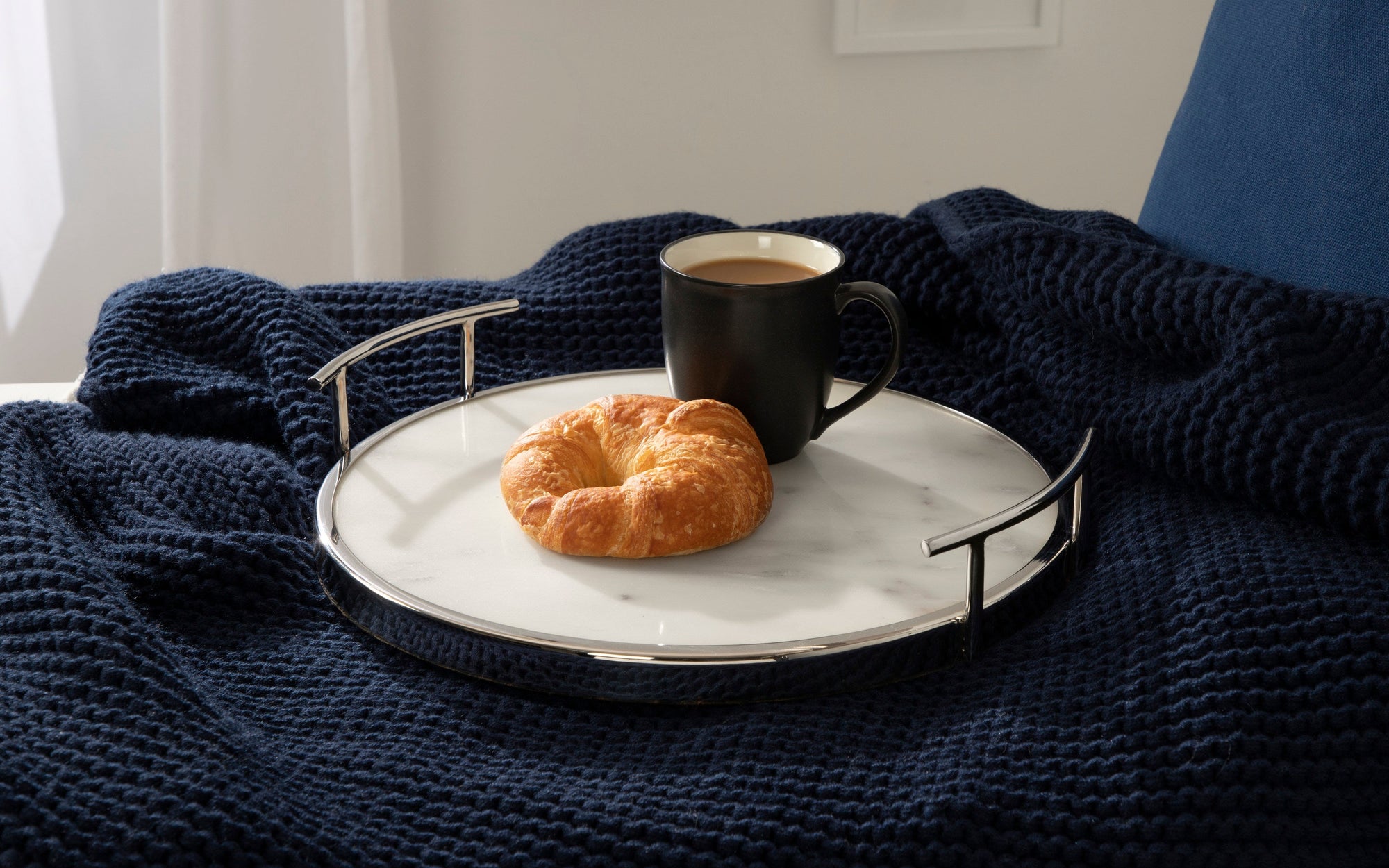 Marbury Round Metal Tray